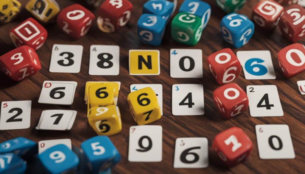 bingo cards and number ranges
