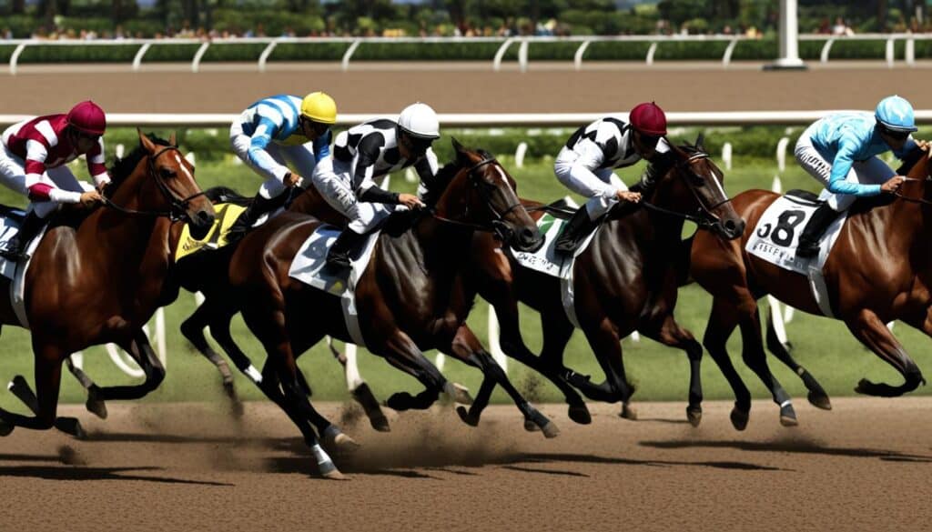 horse racing breeds