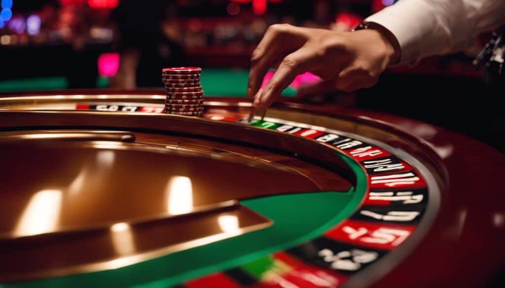 the thrill of playing roulette
