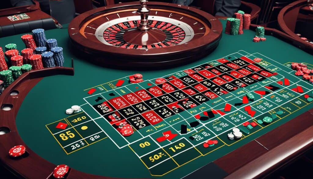 types of roulette bets