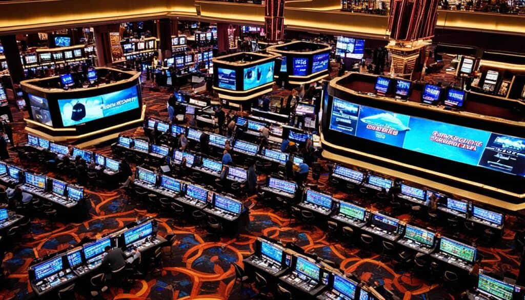 Real-time casino surveillance system