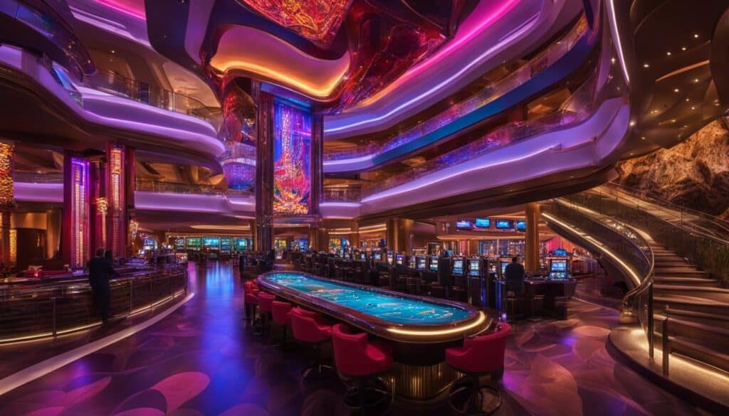 captivating casino environment