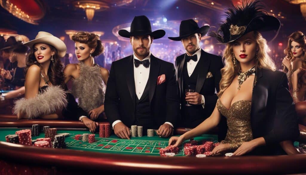 themed casino party outfits