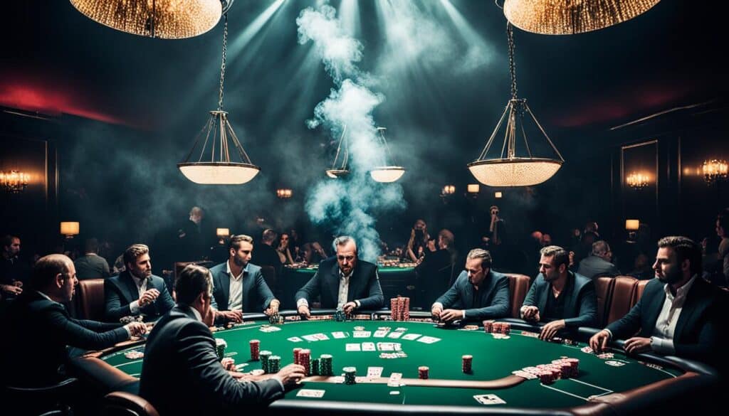 High-stake celebrity poker games
