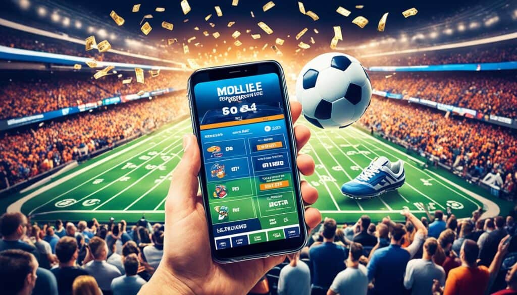 Mobile betting growth in the US