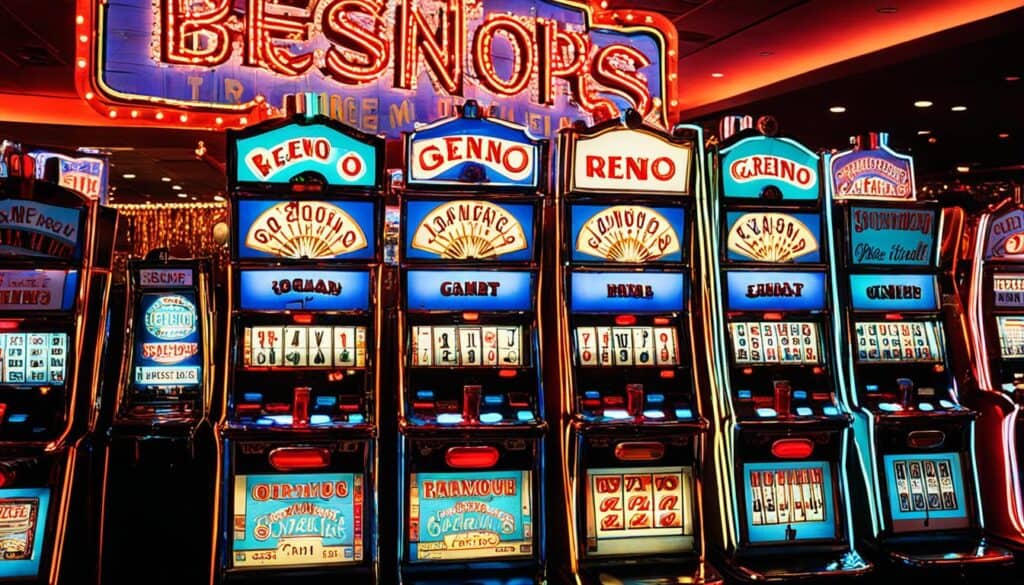 Vintage atmosphere of Reno's Gambling History