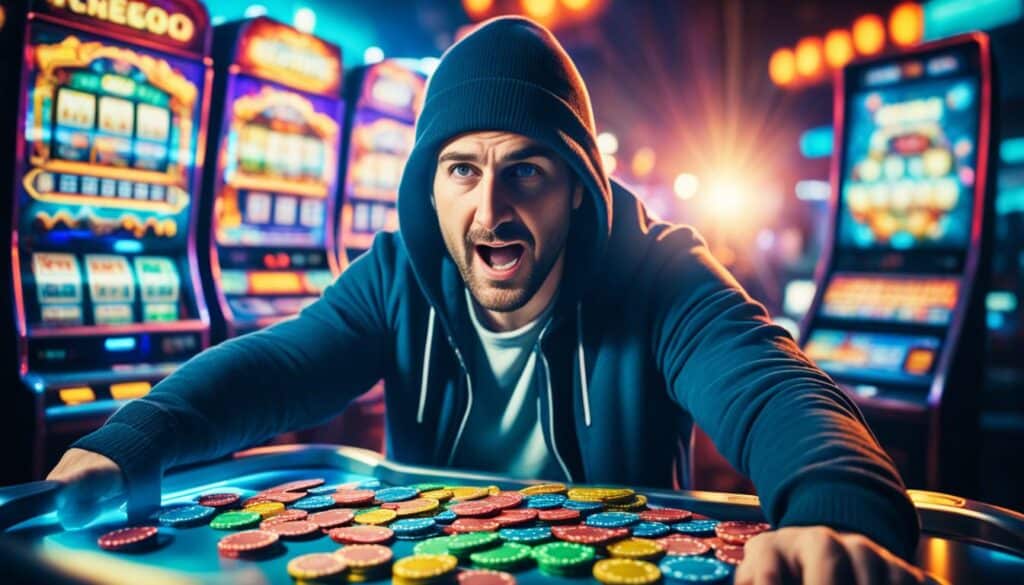 Chasing big gambling wins