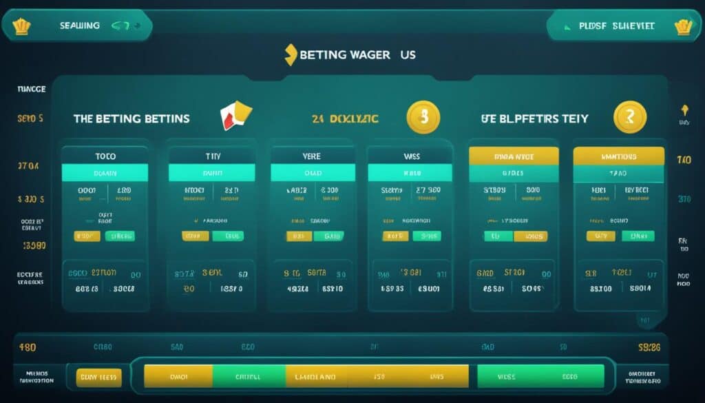 Creating a wager sizing plan for online betting