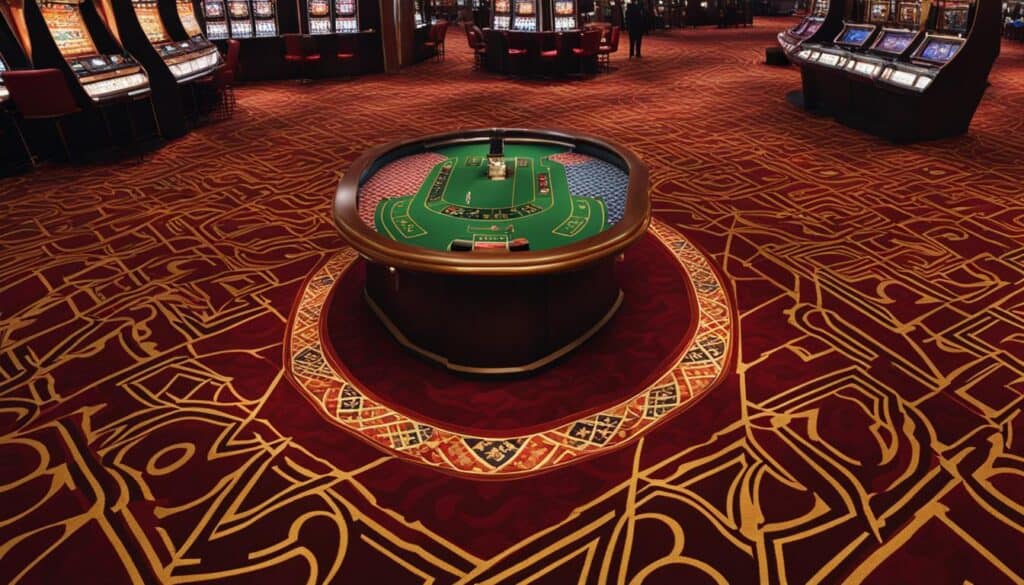 Art in Casino Carpeting