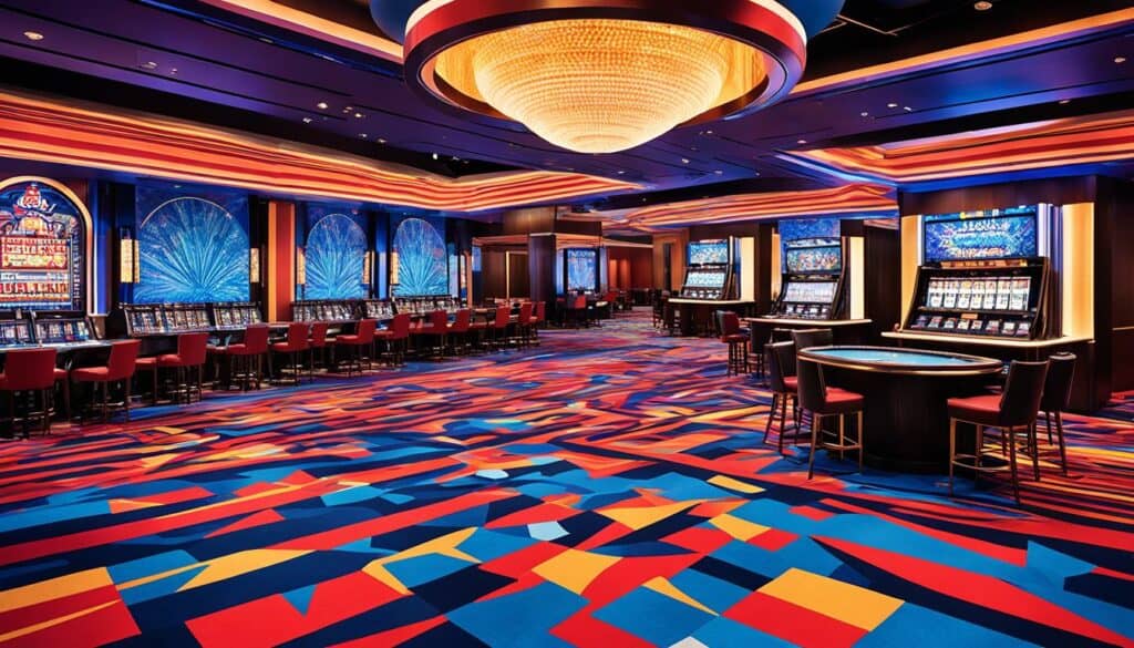 Modern casino carpets