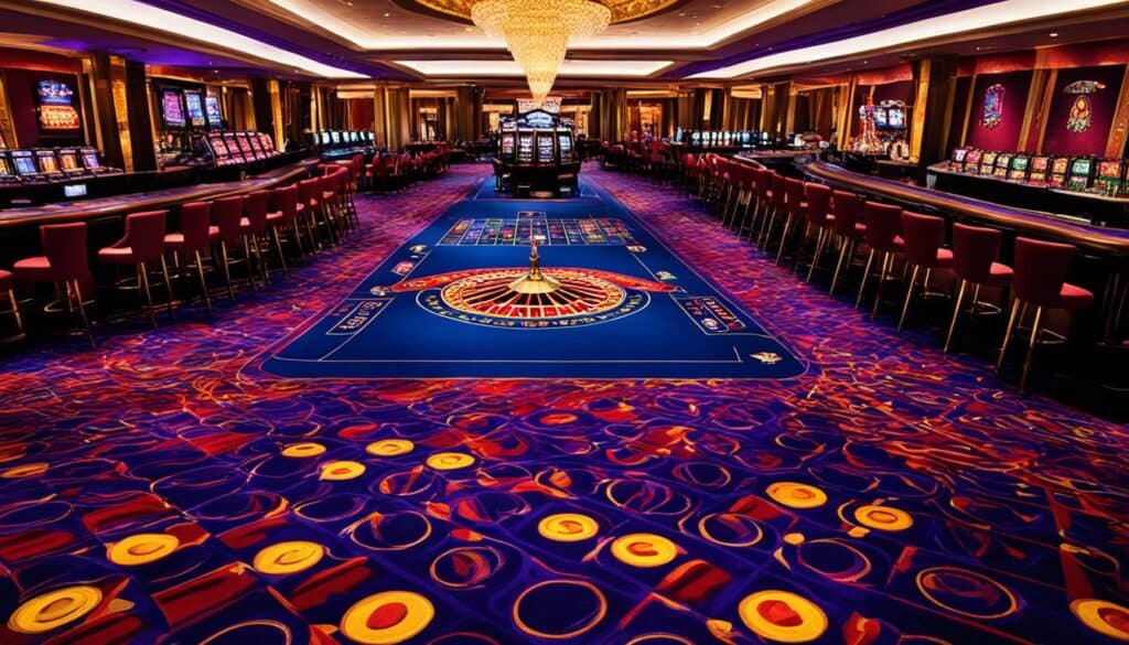 casino carpet colors