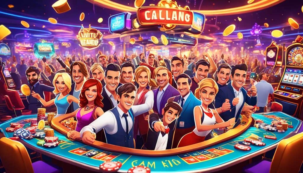 Building communities through social casino apps