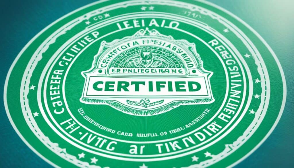 Certified Online Casino Seal for RNG Fairness