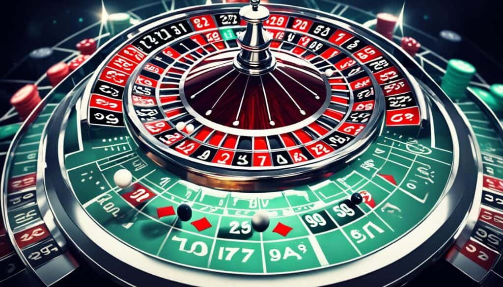 Interactive Online Roulette Game Interface