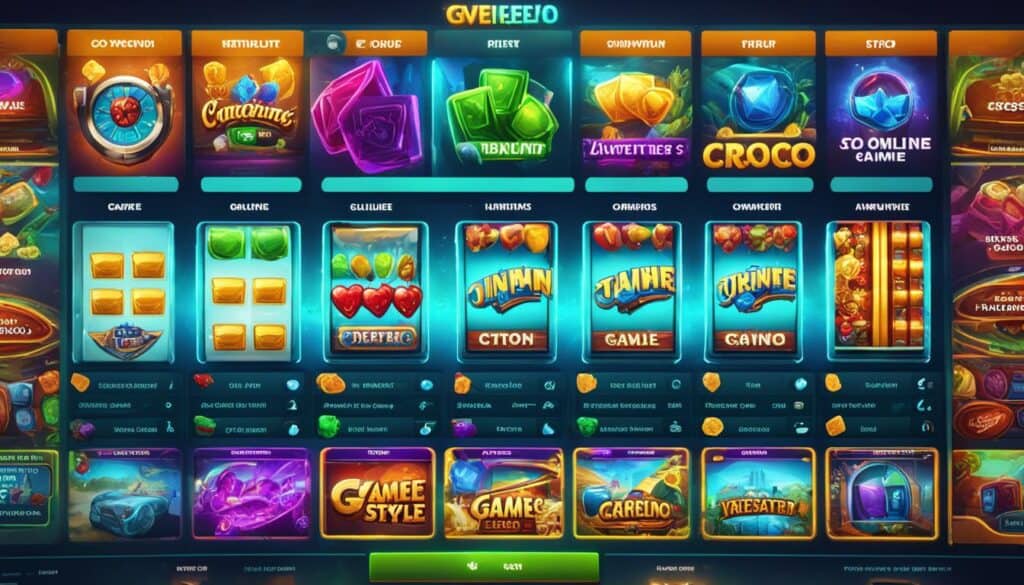 Customizable online casino features