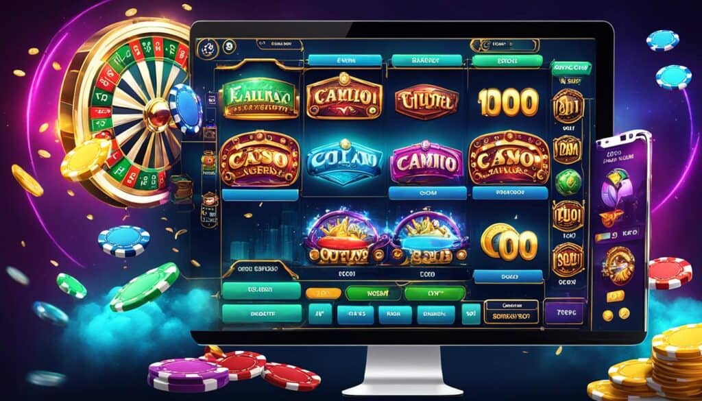 Personalized Online Casino Interface