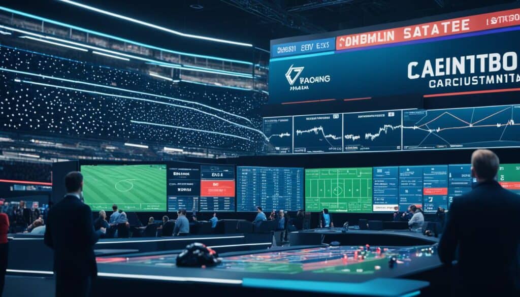 Dynamic in-play wagering with AI