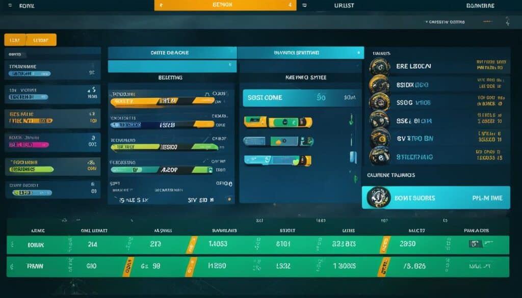 Dynamic in-play betting interface