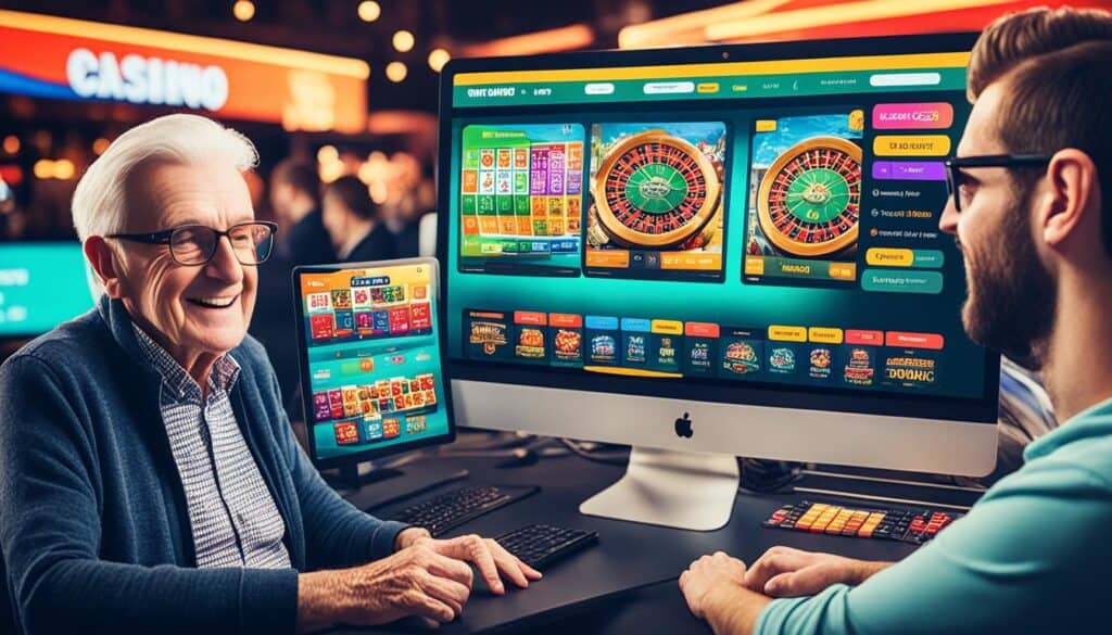 Generational differences in online gambling preferences